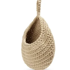 Sac rangement suspendu en coton Ø27xH30cm