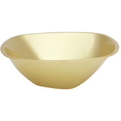 Saladier doré réutilisable x3
