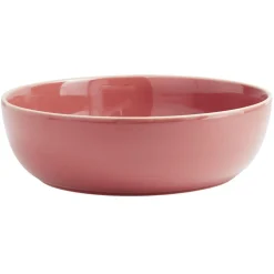 Saladier en faïence Terracotta avec liseré crème