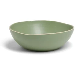 Saladier en faïence vert Ø25xH8cm
