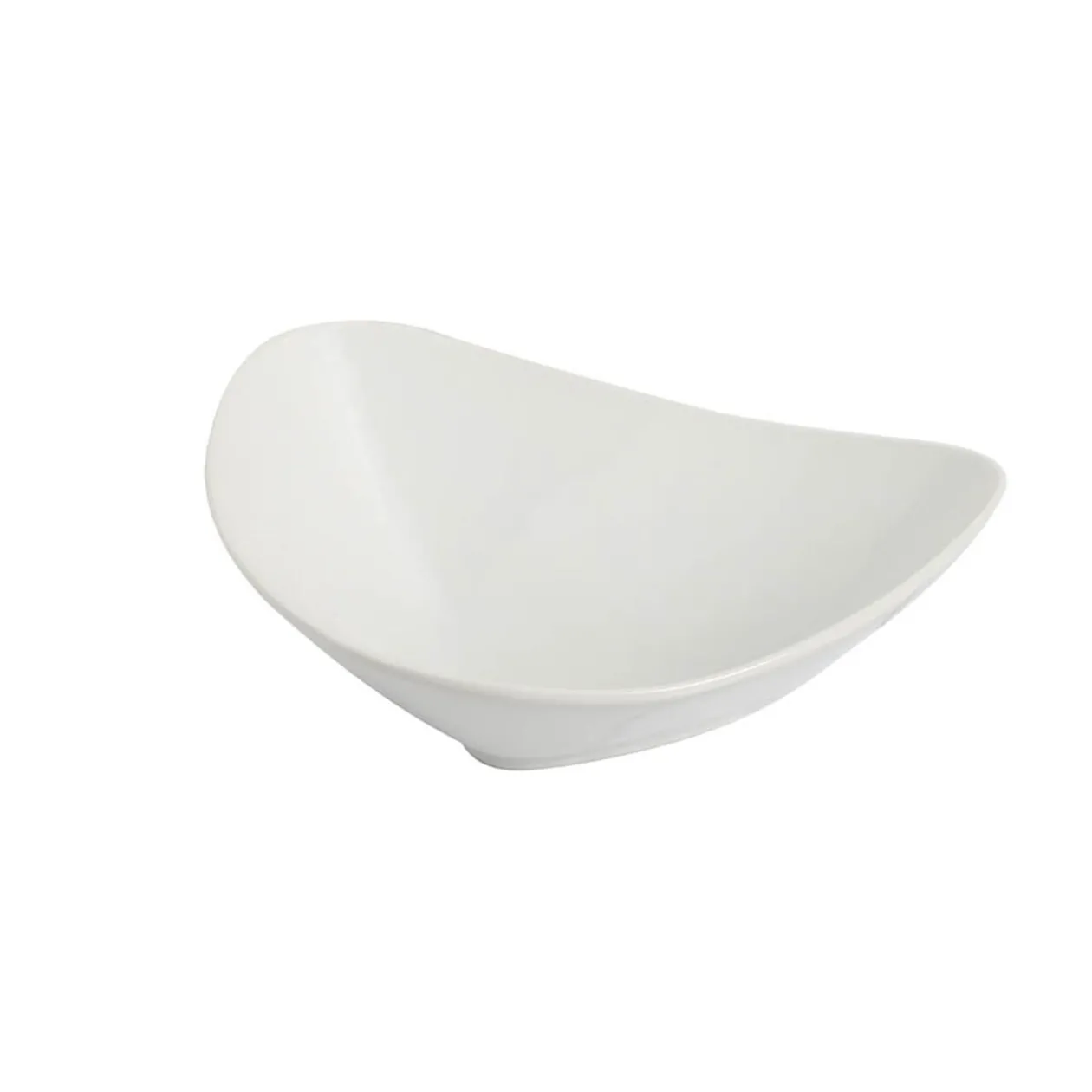 Saladier forme galet blanc