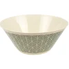 Saladier motif géométrique noir et blanc
