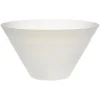 Saladier plastique blanc translucide Ø28xH10 cm