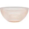 Saladier plastique strié noir transparent Ø17xH8,5cm