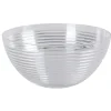 Saladier plastique transparent