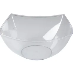 Saladier plastique transparent