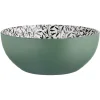 Saladier porcelaine porcelaine intérieur motif feuillage Ø23xH8,8cm