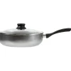 Sauteuse avec couvercle grise