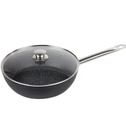 Sauteuse fond grainé effet pierre