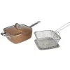 Sauteuse multifonctions cuivrée