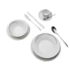 Service à vaisselle en porcelaine 48 pièces