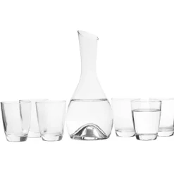 Service 6 verres à eau et 1 carafe