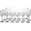 Service 18 verres à pied glamour