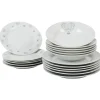 Service de table assiettes motif coeurs