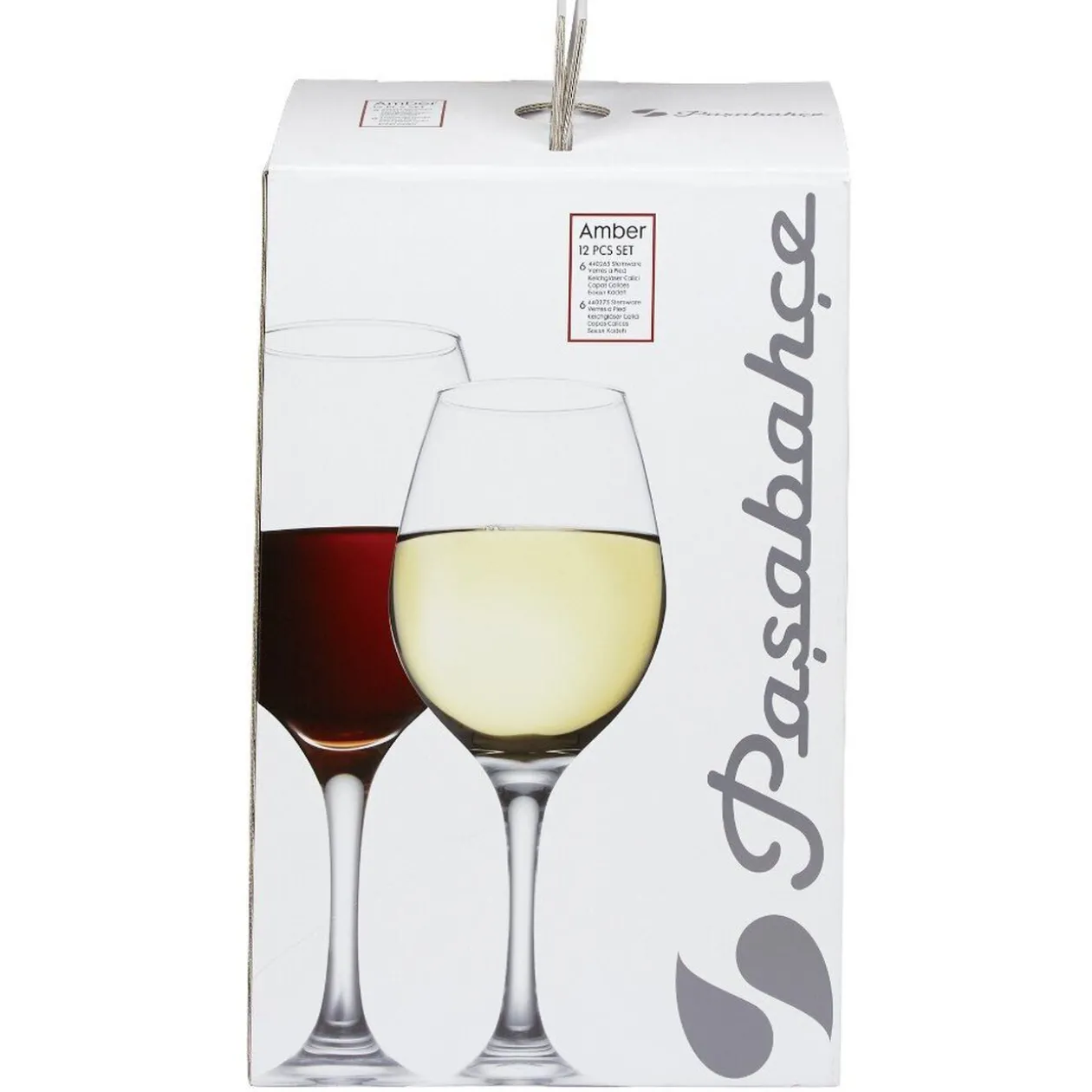 Service verres à pied 6x 46cl et 6x 36.5cl