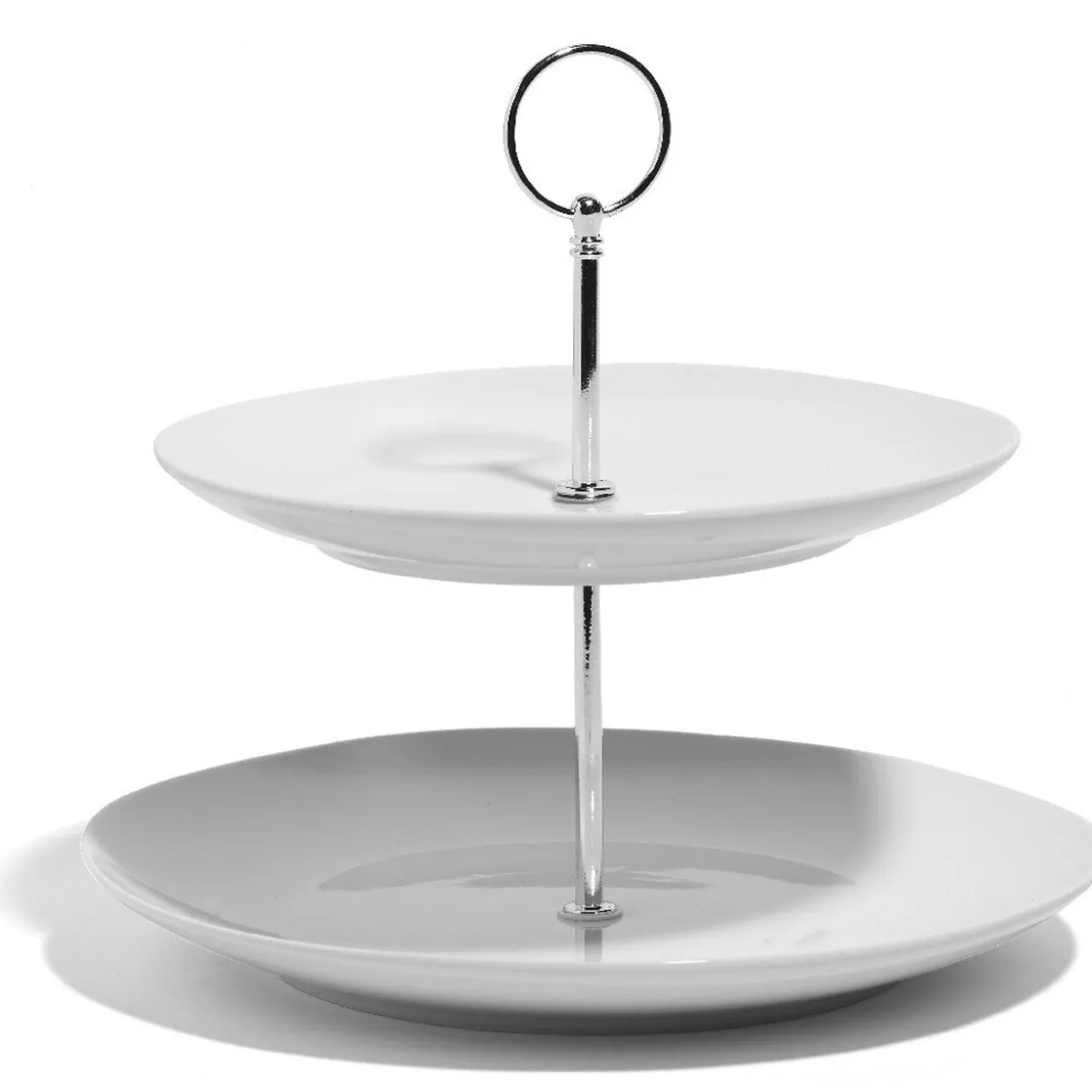 Serviteur 2 niveaux blanc