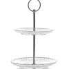 Serviteur 2 niveaux verre