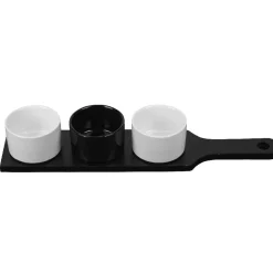 Set apéritif noir et blanc