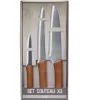 Set de 3 couteaux de cuisine