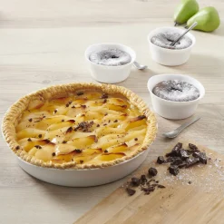 Set plat à tarte et 4 ramequins Luminarc
