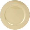 Sous assiette plastique doré