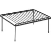 Support extensible en métal noir - L.43/69xl.20xH.14,5cm