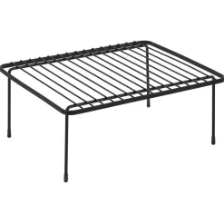 Support extensible en métal noir - L.43/69xl.20xH.14,5cm