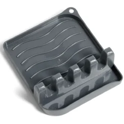 Support repose-cuillères plastique gris
