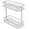 Étagère de cuisine design filaire métal blanc à poser