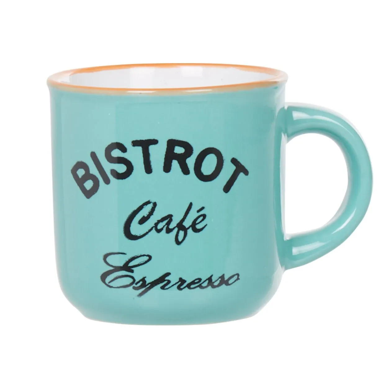 Tasse à café expresso multicolore Bistrot x6
