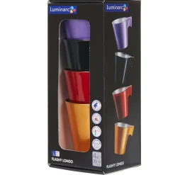 Tasse à café métallisé Luminarc multicolore x4