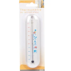 Thermomètre de réfrigérateur blanc