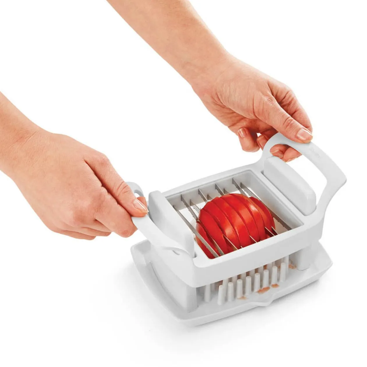 Tranche légume fruit fromage Metaltex 6 lames avec réservoir