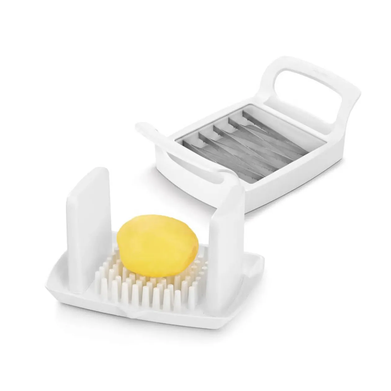 Tranche légume fruit fromage Metaltex 6 lames avec réservoir