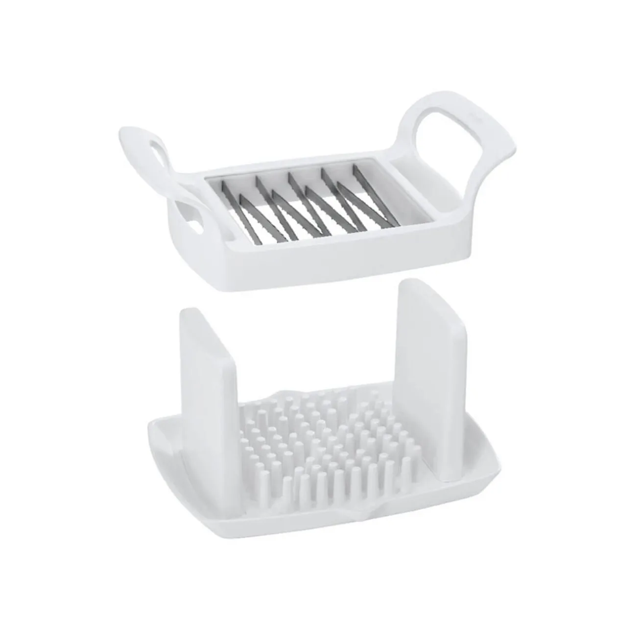 Tranche légume fruit fromage Metaltex 6 lames avec réservoir