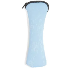 Trousse couverts néoprène bleu L20cm