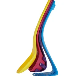 Ustensile de cuisine coloré x4