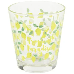 Verre à eau motifs fruits exotiques 25,5 cl - Summer time