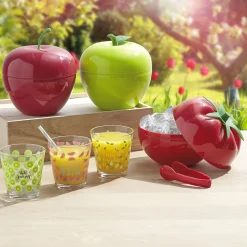 Verre à eau motifs fruits exotiques 25,5 cl - Summer time