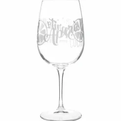 Verre à pied décor apéritif 50 cl x2