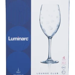 Verre à pied motif bulles