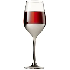 Verre à pied Oksana argenté 35cL x4