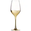 Verre à pied Oksana doré 35cL x4
