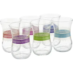 Verre à thé motif oriental Touareg x 6