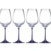 Verre à vin à pied 35 cl x4