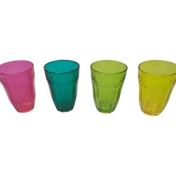 Verre bas coloré en verre 23 cl x 8