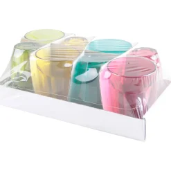 Verre bas coloré en verre 23 cl x 8