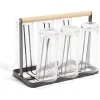 Verre 22cl transparent x6 avec support