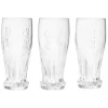 Verre Coca-Cola transparent x3