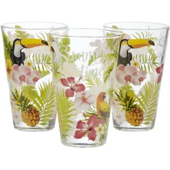 Verre haut Nadia Jungle x 3